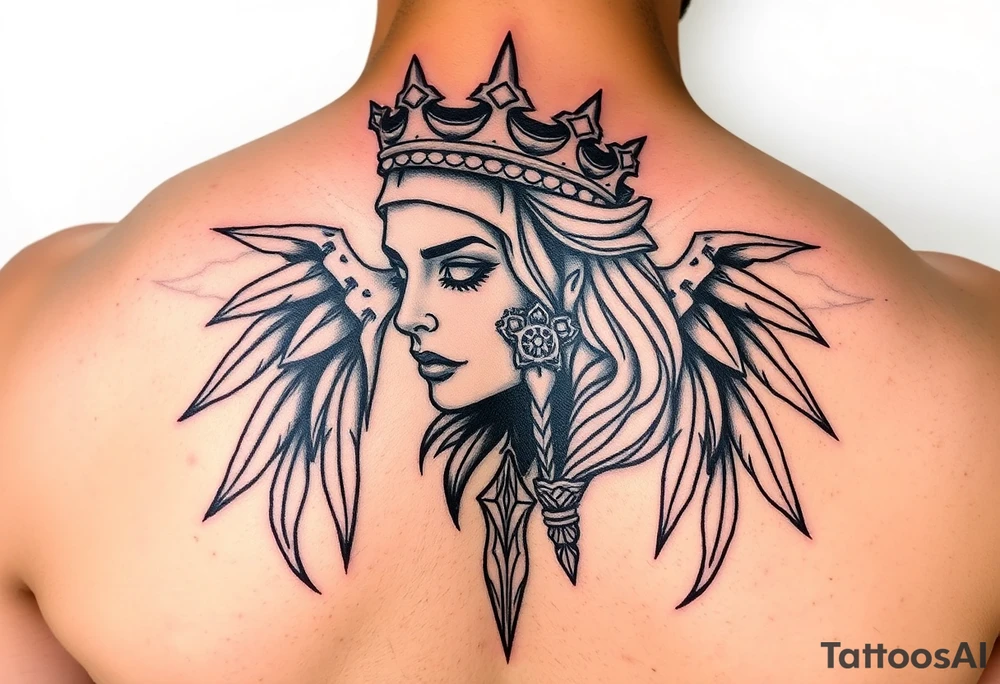 Strong, queen, warrior, survivor tattoo idea