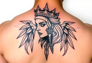 Strong, queen, warrior, survivor tattoo idea