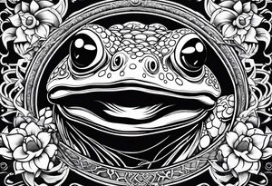 Jiraiya Naruto Gamakichi toad tattoo idea