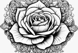 name Rosa  with heart tattoo idea