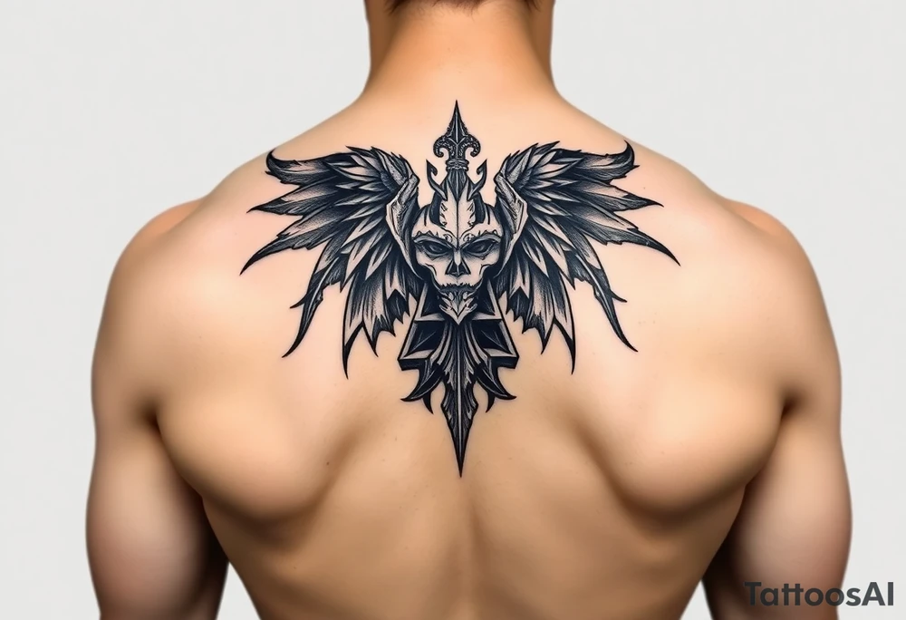 Nude black male tattoo idea