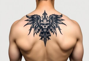 Nude black male tattoo idea