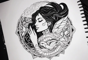 Sleep token trilogy of trauma tattoo idea