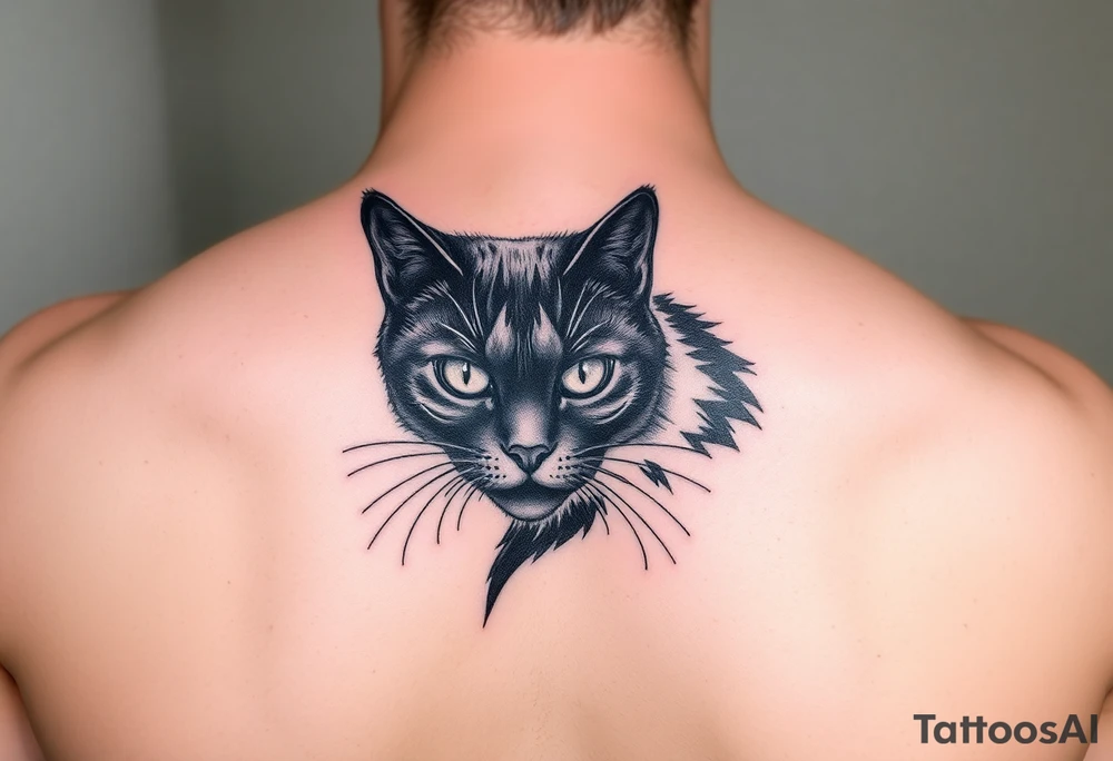 Black Cat tattoo idea