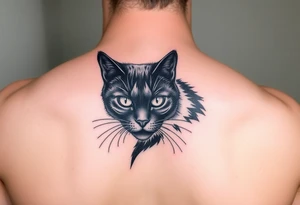 Black Cat tattoo idea