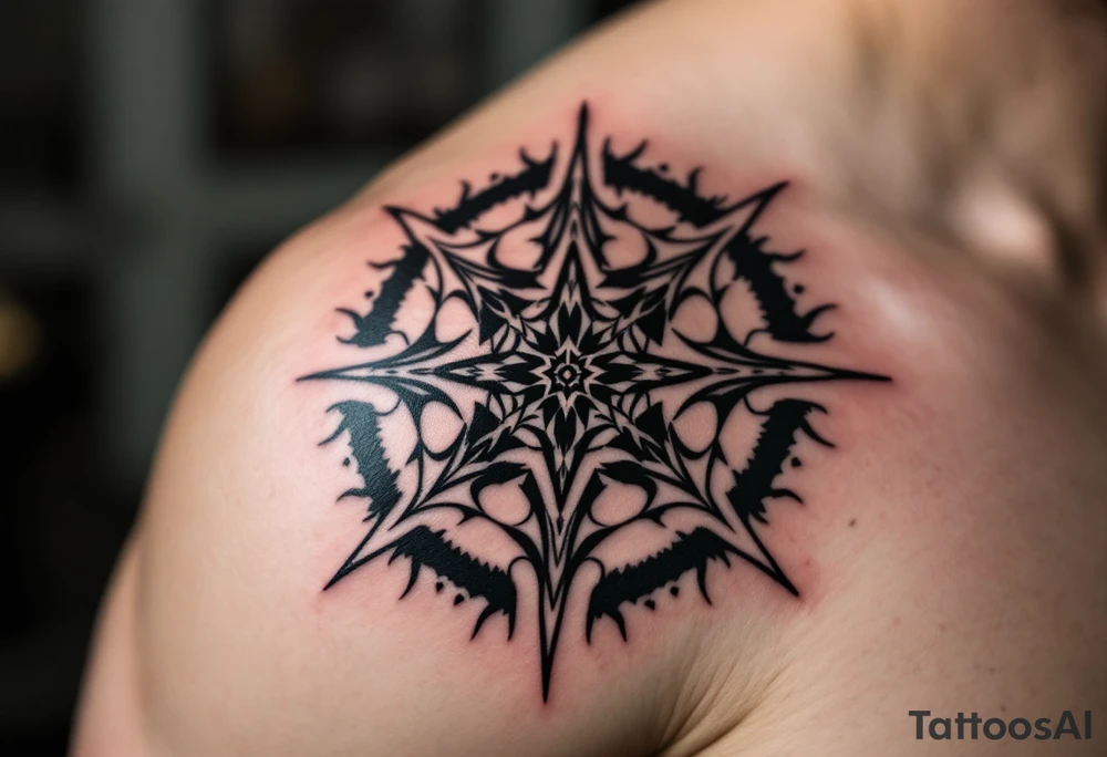 viking vegvisir tattoo idea