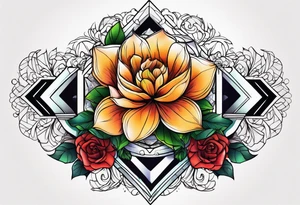 Beautiful wedding tattoo idea