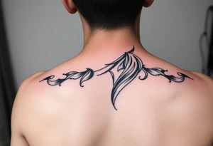 anime girl tattoo idea