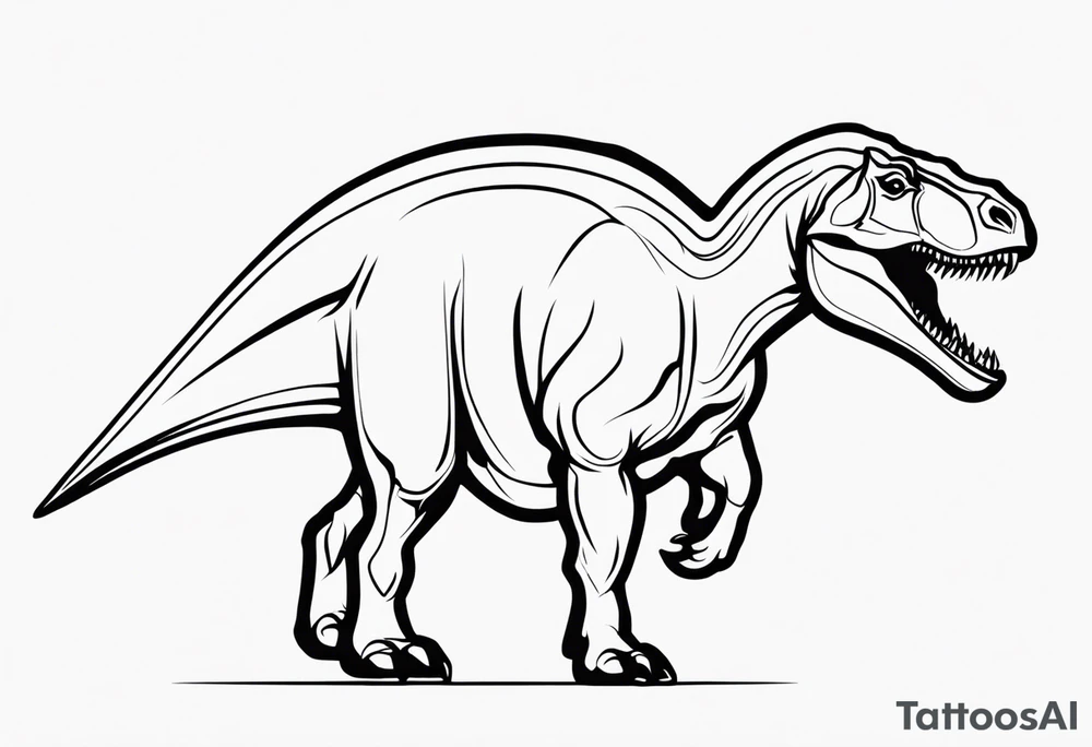 Hadrosaurus foulkii tattoo idea