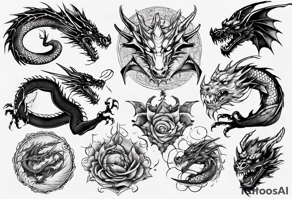 dragon tattoo idea