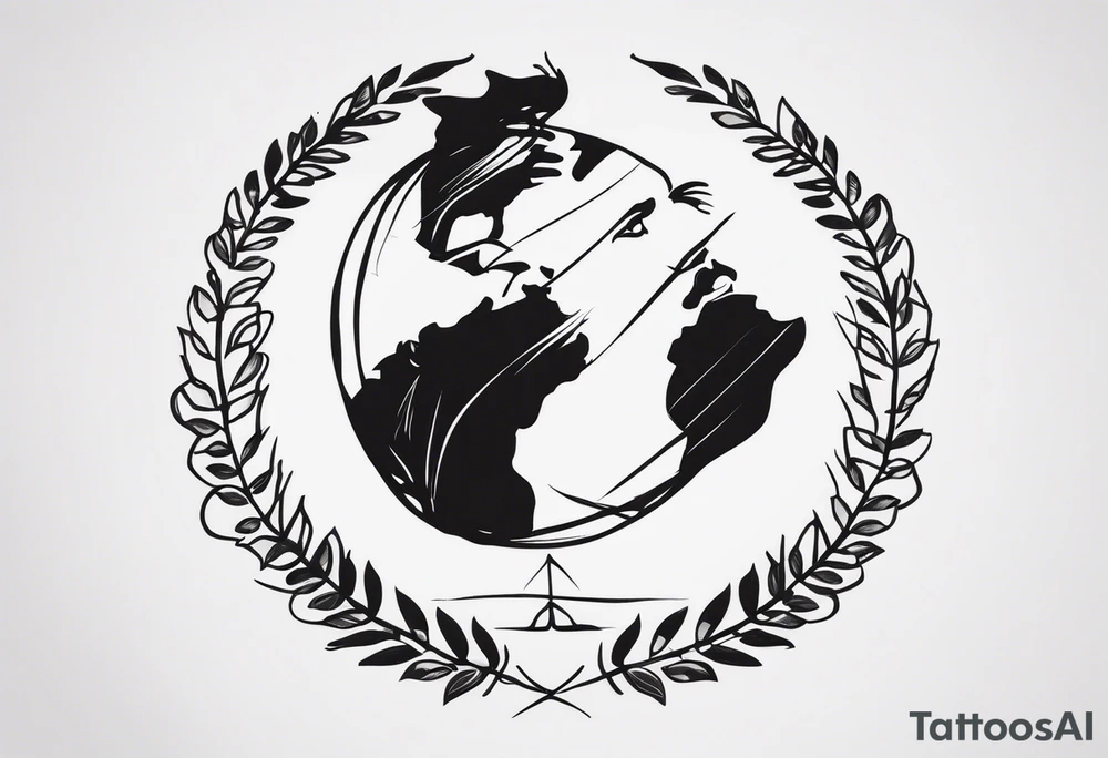 Que represente la lucha y el esfuerzo de manera minimalista tattoo idea