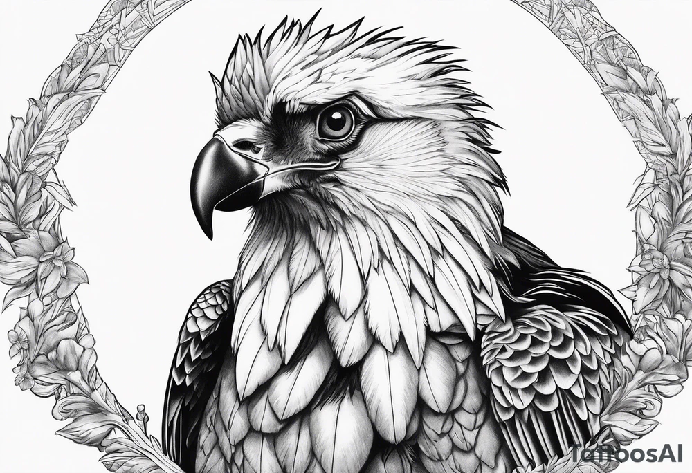 Bearded vulture tattoo idea
