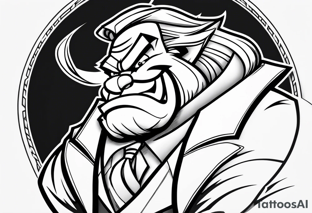 The looney tunes character taz tattoo idea