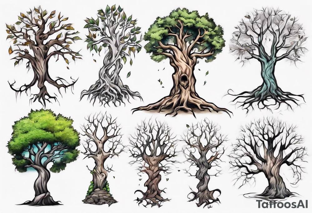 tree tattoo idea
