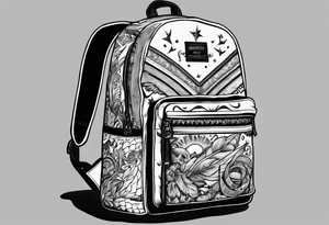 murderers kill kit backpack knife rope duct tape tattoo idea