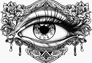 old ket hole tattoo idea