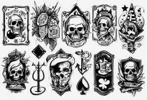 wild card tattoo idea