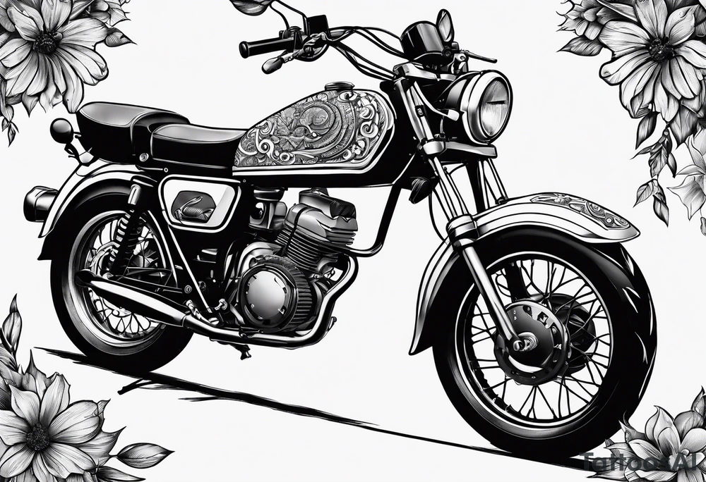 Honda atc70 tattoo idea