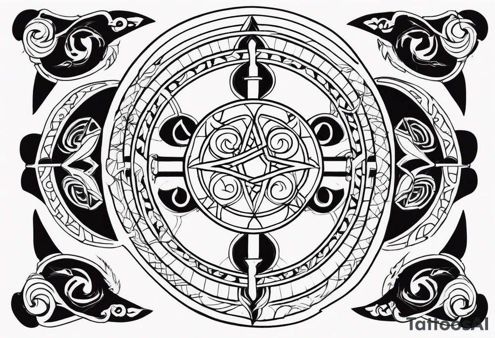 zodiac sigil gemini 
, viking and scandinavian style tattoo idea