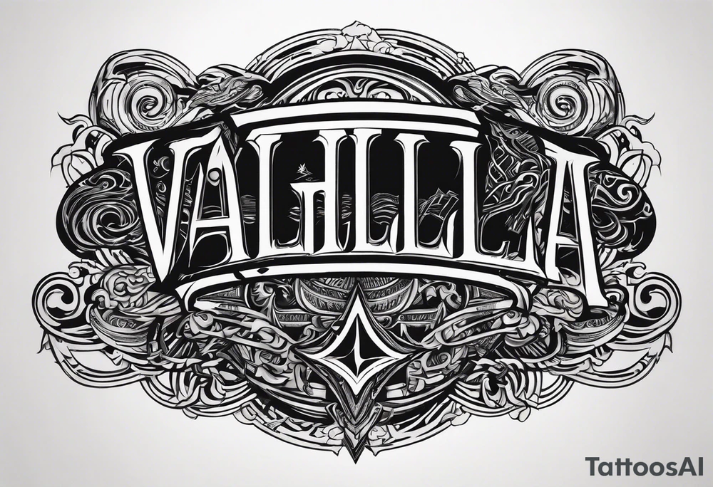 Valhalla chains dark cloud tattoo idea