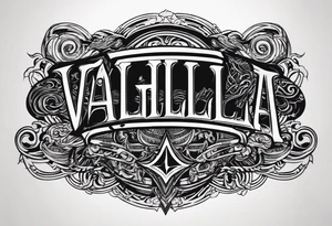 Valhalla chains dark cloud tattoo idea