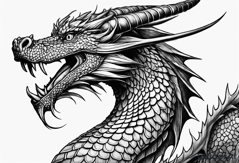 Dragon tattoo idea