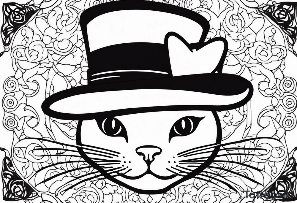 cat in the hat tattoo idea