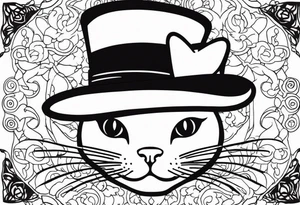 cat in the hat tattoo idea
