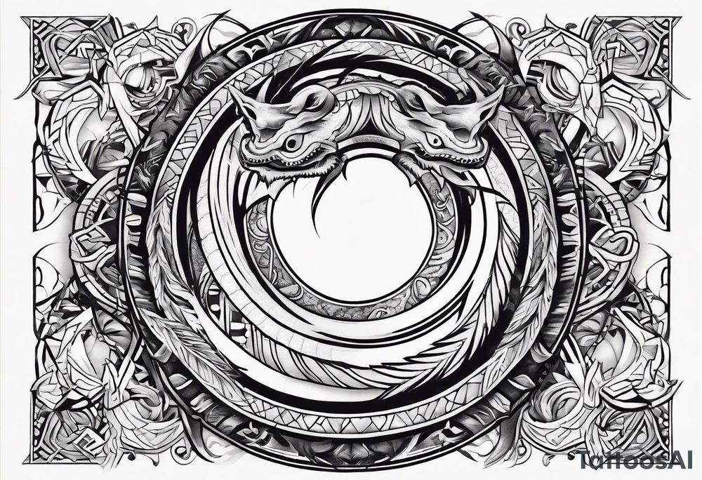 ouroboros tattoo idea