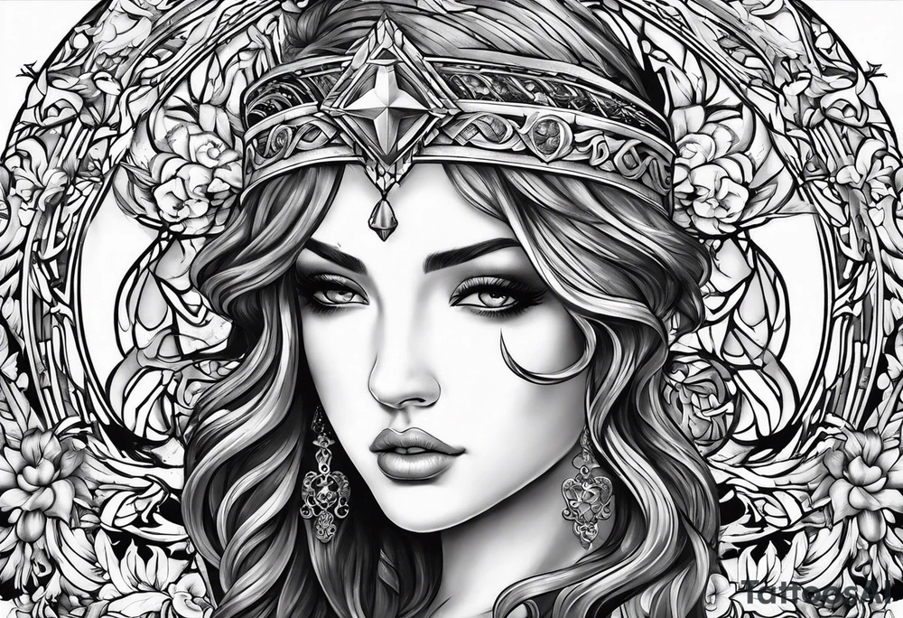 arch angel tattoo idea