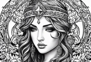 arch angel tattoo idea