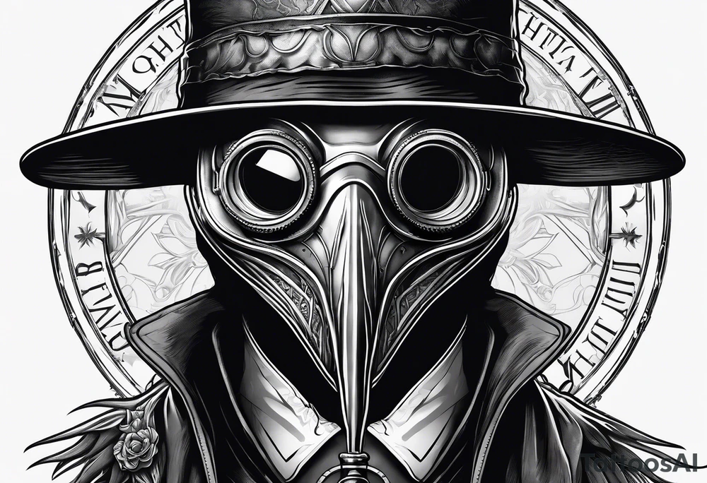 plague doctor tattoo idea