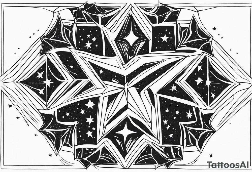 stars tattoo idea