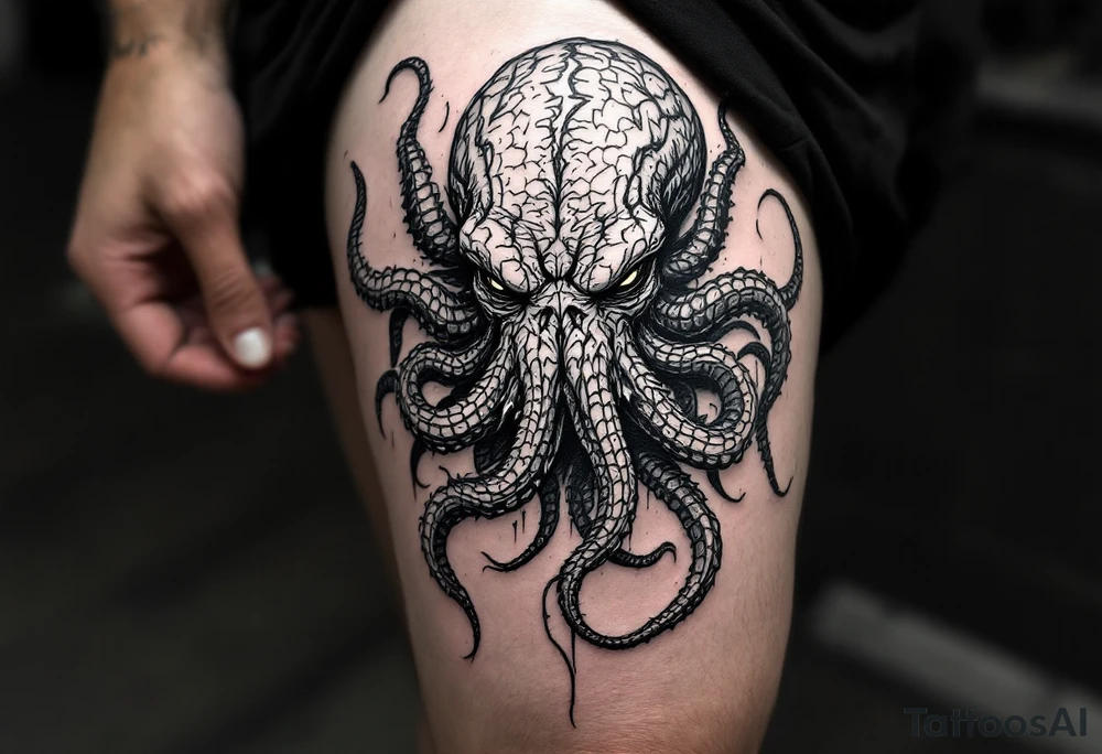 kraken tattoo tattoo idea