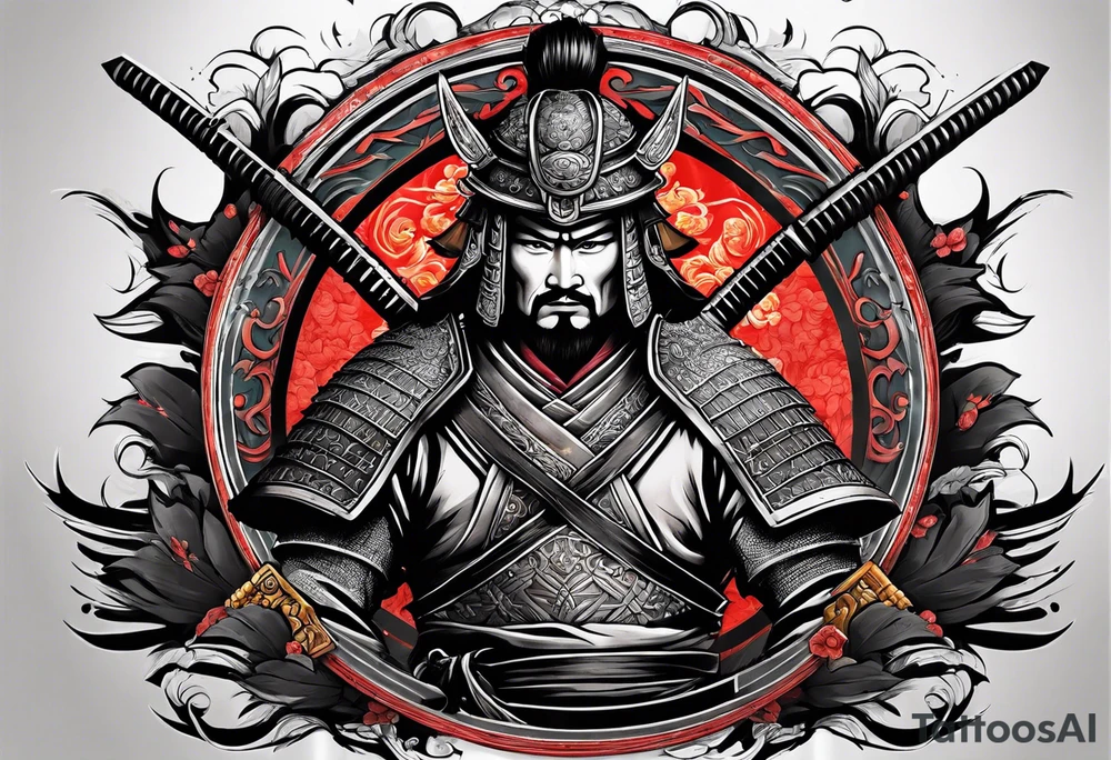 Albanian Samurai tattoo idea