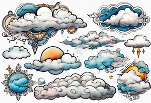 a cloud tattoo idea