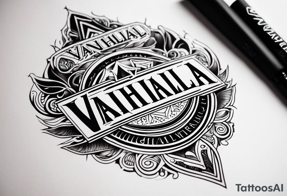 Valhalla tattoo idea