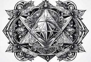 Tesseract tattoo idea
