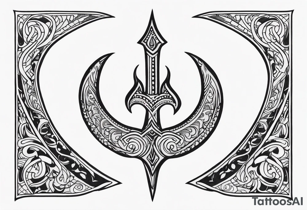 trident tattoo idea