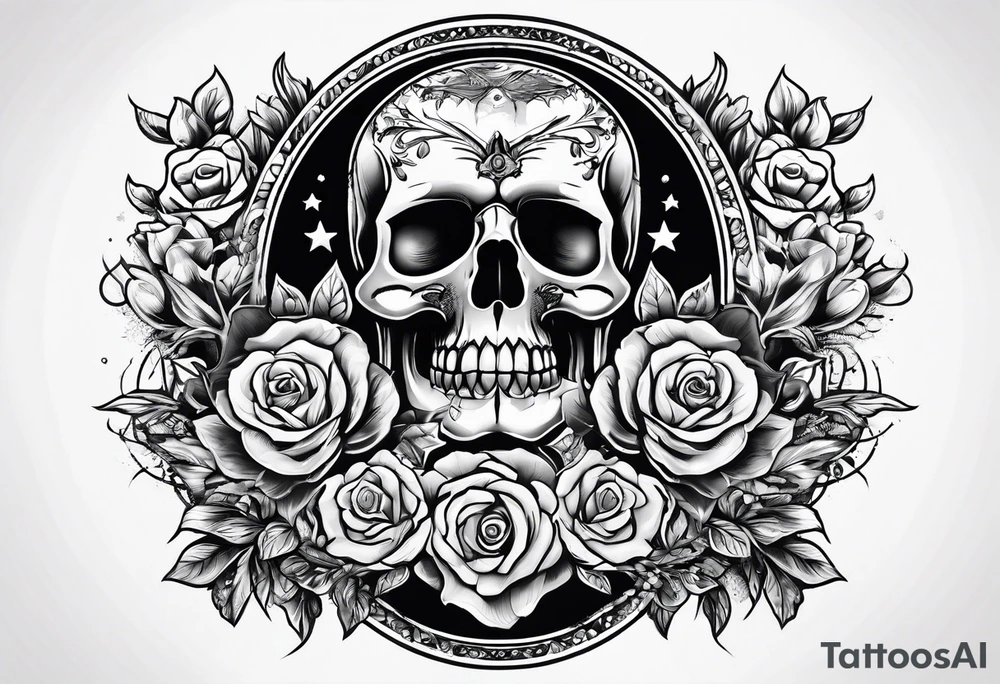 dead of day icon, rectangle tattoo idea