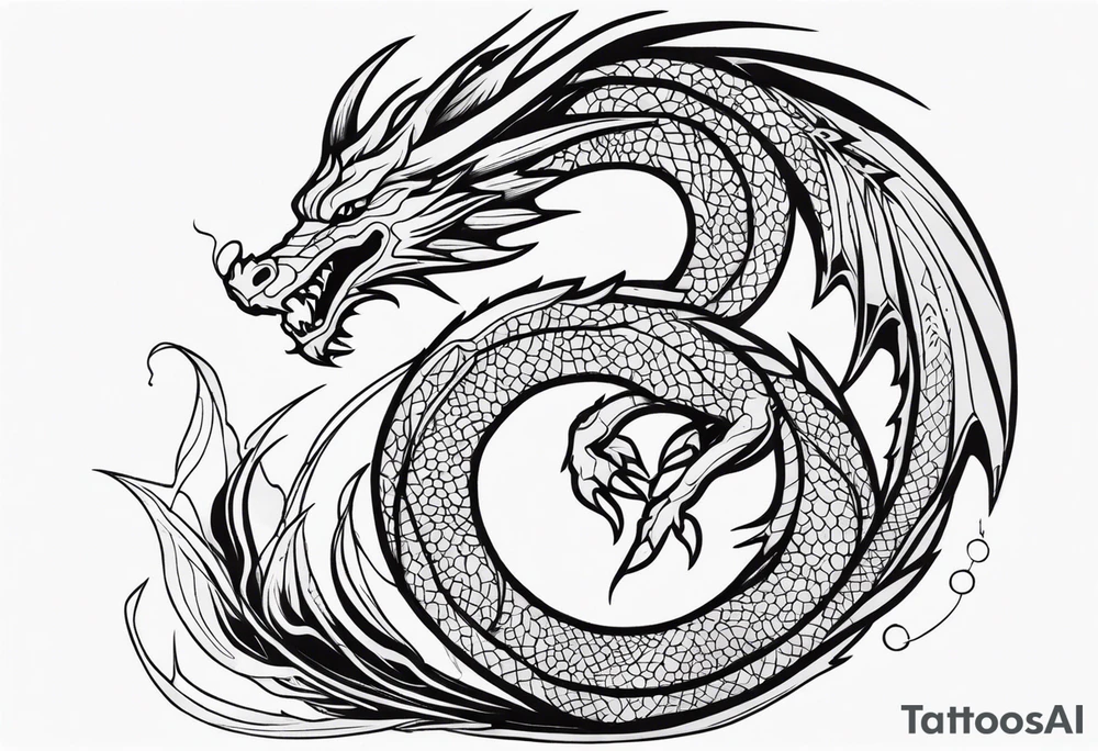 dragon tattoo idea