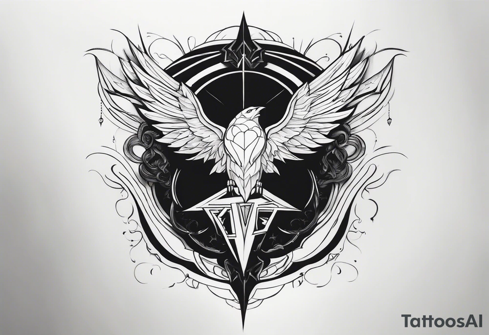 White lightning on hand tattoo idea