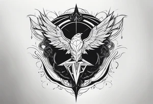 White lightning on hand tattoo idea