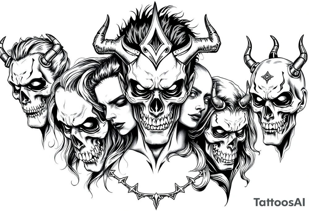 7 deadly sins tattoo idea