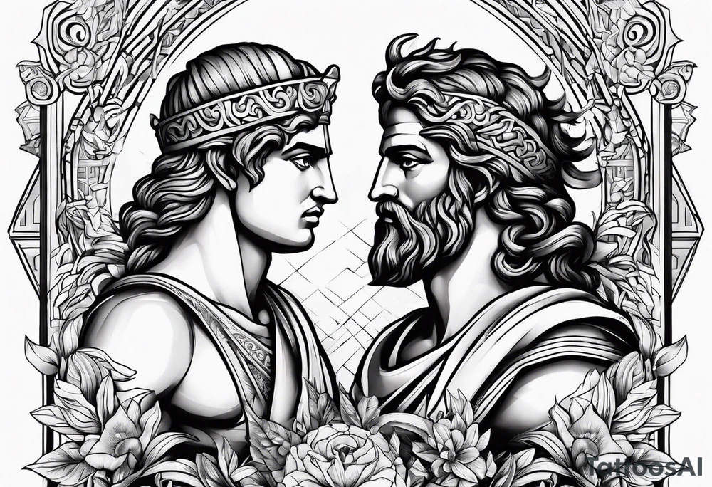 Greek gods tattoo idea