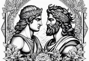 Greek gods tattoo idea