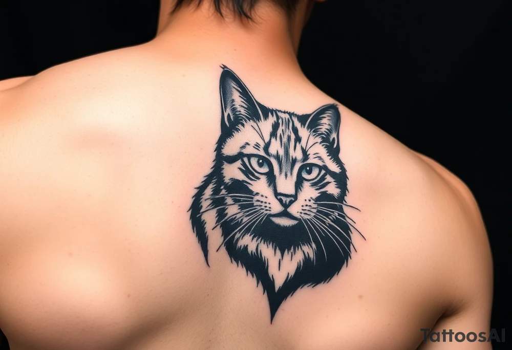 Black Cat tattoo idea