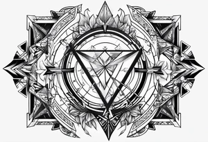 trinity know
arrow
family names tattoo idea