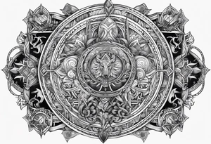 9 realms Norse mythology tattoo idea