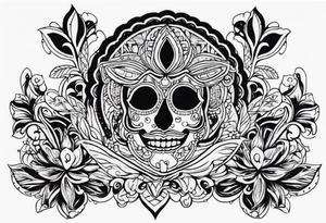 sicilian tattoo with a dark theme tattoo idea